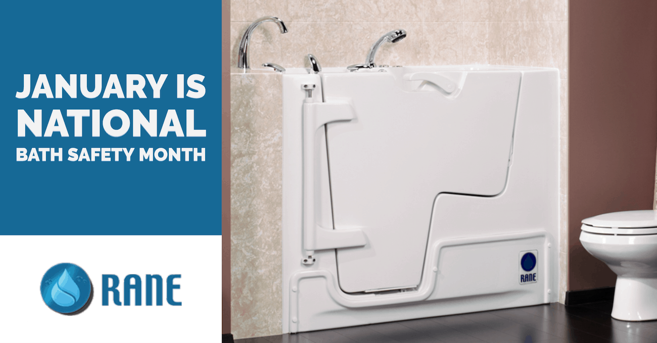 January is National Bath Safety Month